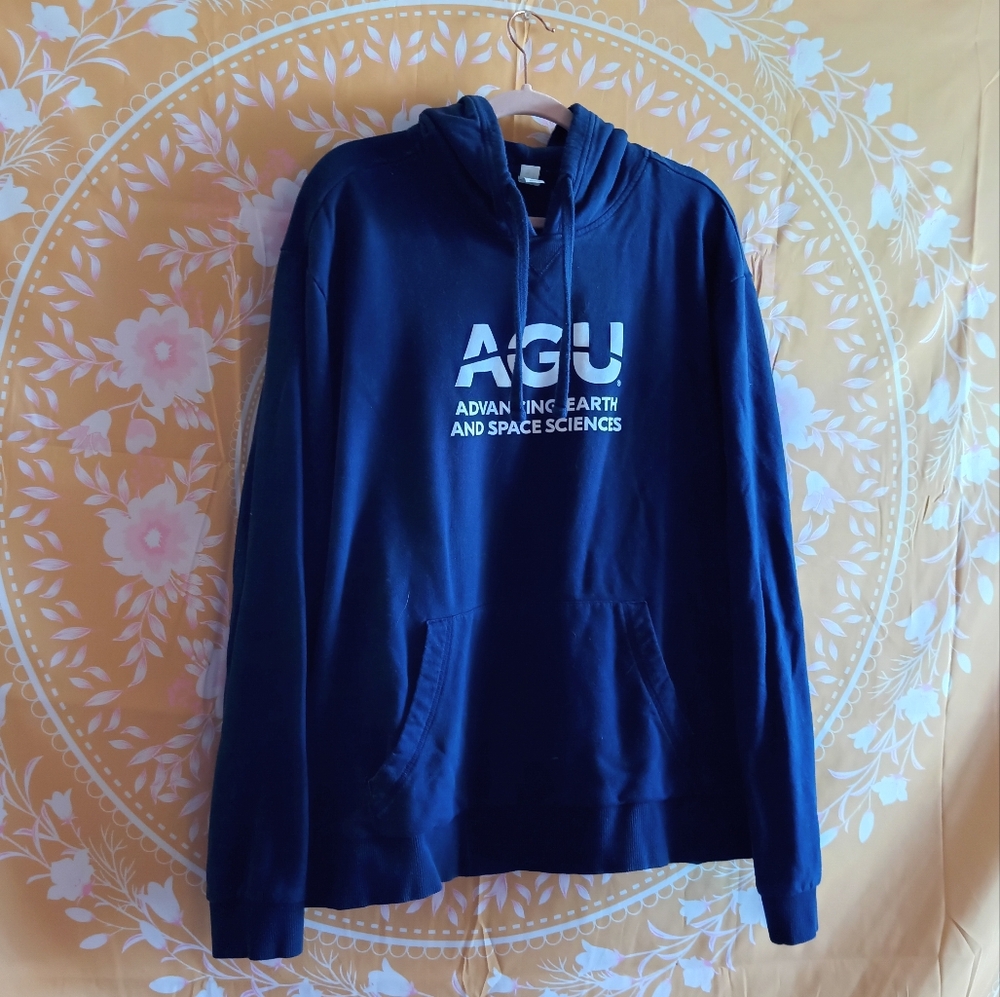 American Geophysical Union Blue Hoodie 4X